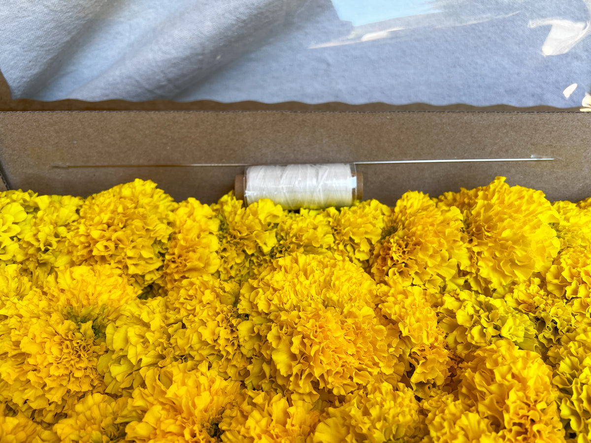 Yellow Marigold Garland Kit