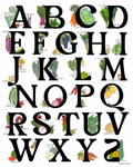 All Good Things Produce Alphabet Poster